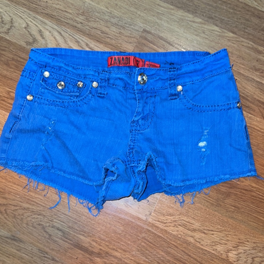 Blue denim shorts size 7